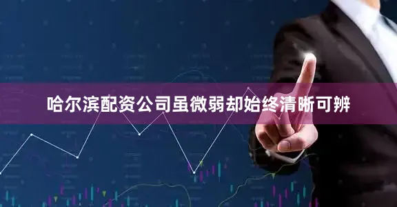 哈尔滨配资公司虽微弱却始终清晰可辨
